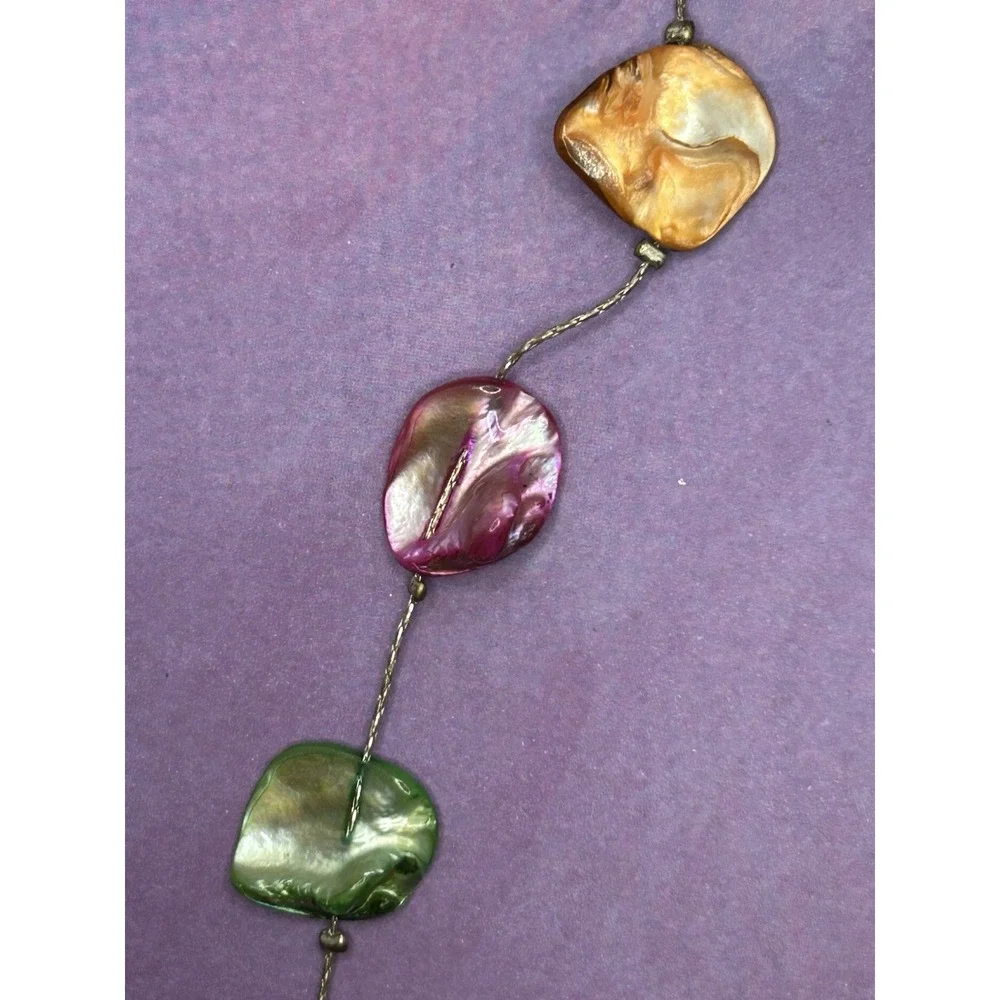 Mother of Pearl Shell Necklace‎ Fruit bowl Spring Easter 18